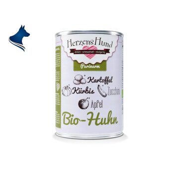 Fleischdose Bio-Huhn mit Kartoffel - purinarm (400g)