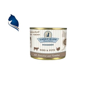 Fleischdose Rind und Pute mit Zucchini und Tomaten (200g)