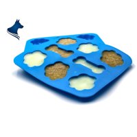 Silikonform für Hunde-Eiswürfel (1 Stück)