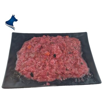 Barf Menü Huhn mit Zucchini, Mango und Kürbis (1000g)