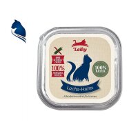 Fleischschale Lachs-Huhn (100g)