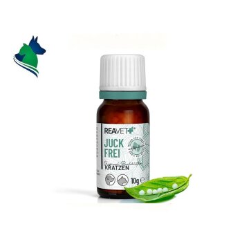 Bachblüten Globuli - Juckfrei für Hunde & Katzen