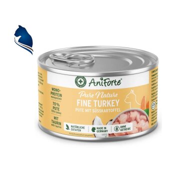 Fleischdose Fine Turkey – Saftige Pute mit Süßkartoffel (200g)