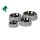 DoggyBowl Metallic White S