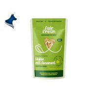 Huhn mit Amaranth, Karotten und Spinat (250g)