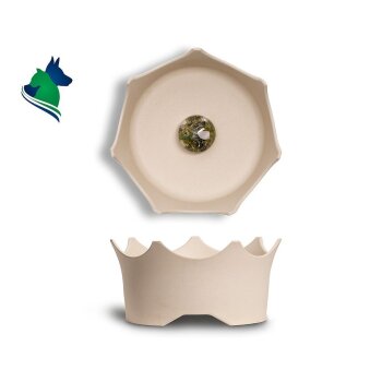 Wasserschale CROWN JUWEL - natural white