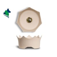 Wasserschale CROWN JUWEL - natural white