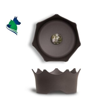 Wasserschale CROWN JUWEL - slate grey