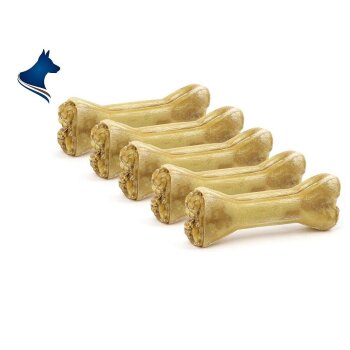 Kauknochen Rinderhaut mit Energielieferant 17cm (5...