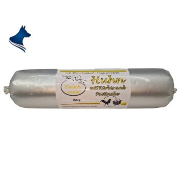 Fleischwurst Huhn mit Kürbis und Pastinake (800g)