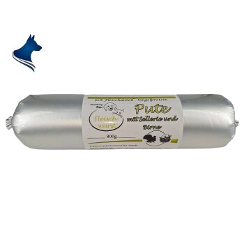 Fleischwurst Pute mit Sellerie und Birne (800g)
