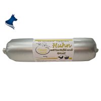 Fleischwurst Huhn mit Kartoffel und Spinat (800g)
