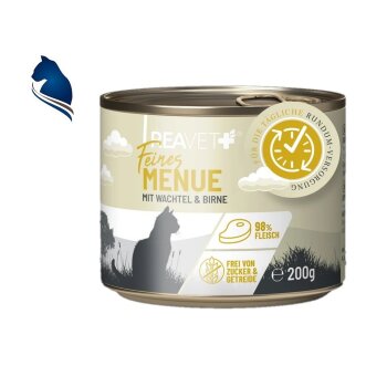 Feines Menue – Huhn mit Wachtel & Birne (200g)