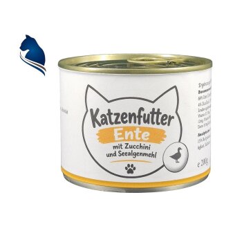 Katzendose Ente mit Zucchini und Seealgenmehl (200g)